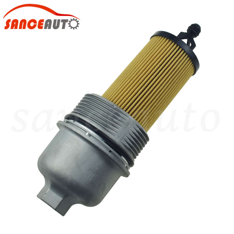 Aluminum Oil Filter & Housing Cap For 14-22 Chrysler Dodge Jeep Ram 68191350AA