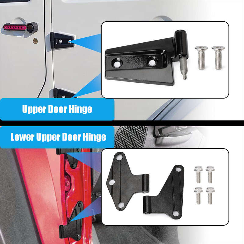 16pcs/Set For Jeep For Wrangler JK 2007 2008-2018 Body Door Hinge Replacement