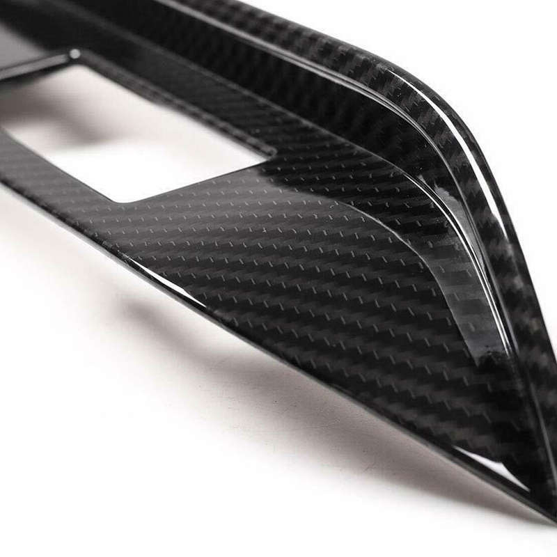 Carbon Fiber Grain Co-pilot Dashboard Cover Fit For Ford Mustang 2015-2019