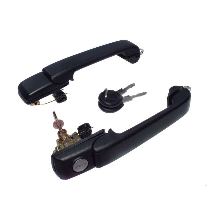For VW Exterior Door Handles w/ keys Front Rear Left Right 1H0837207,1H48