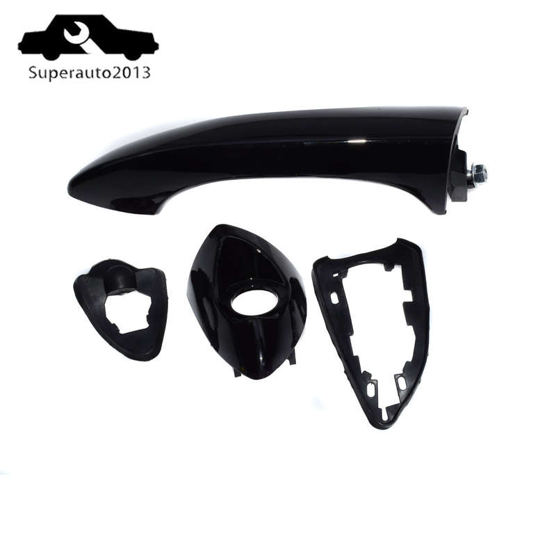 New Exterior Door Handle Front Left Black For 1999-2006 BMW X5 E53 51218257737
