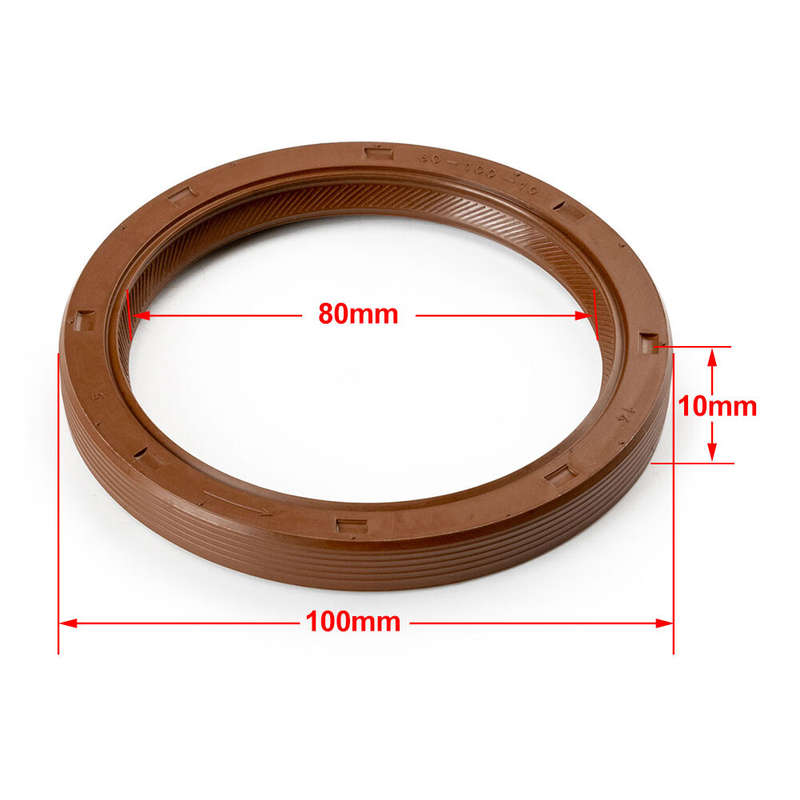 10X Crankshaft Rear Main Seal 91214-PLE-003 For Honda Accord Civic CRV Integra