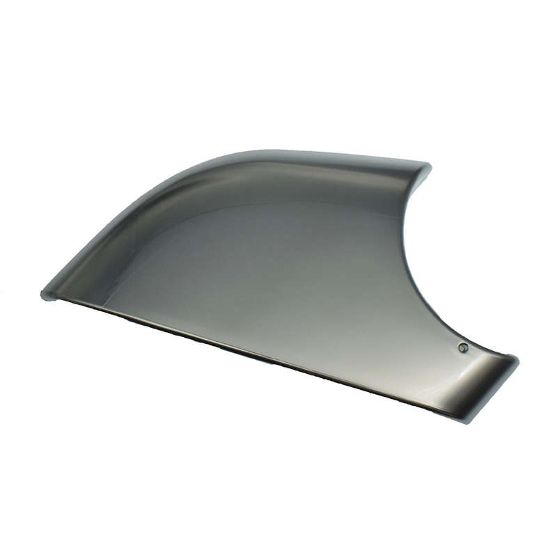 Left Side Door Wing Mirror Cover Lower Holder Chrome For 2017-2022 Tesla Model 3