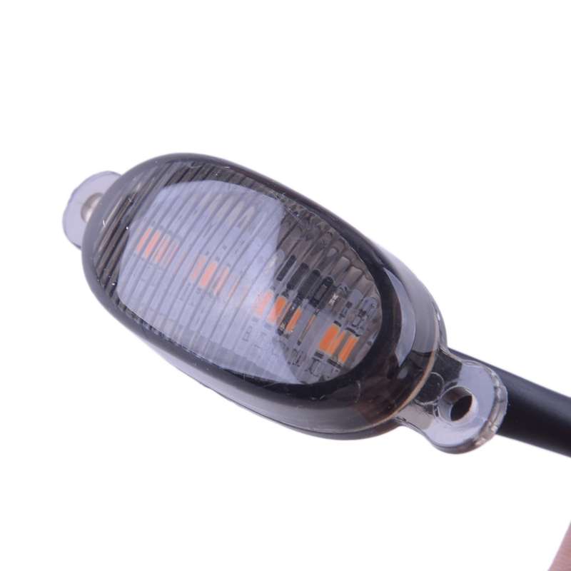 Fit for Toyota Prado 2003-09 Black Shell Lens LED Center Grille Running Light