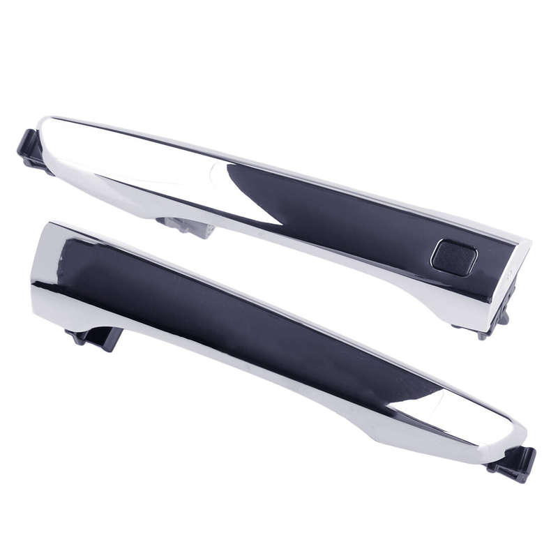 1pair Chrome Outer Exterior Door Handle Set Fit for Hyundai Elantra 2017-2020
