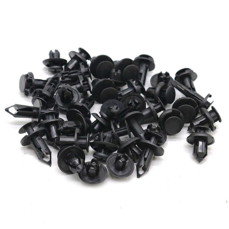 40 pack Car Push Retainer Pin Body Bumper Rivet Trim Moulding Clips Parts