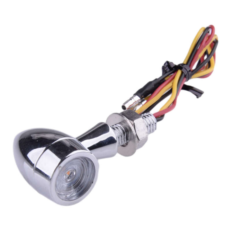 4pcs Motorcycle Mini Turn Signals Lamp Blinker for Dirt Bike Street Bike Use