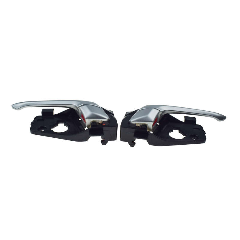 Matte Silver Rear Pair Inside Door Handle 2pc for KIA Picanto MORNING 2011-2016