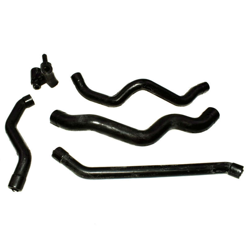 5Pcs Crankcase Ventalation Air inlet Breather Hose Kit For Mercedes 1120180282