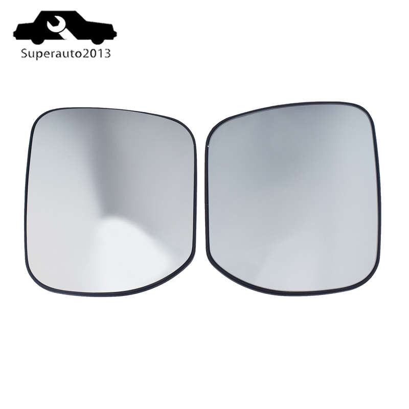 Pair New Left & Right Side Mirror Glass Heated For Suzuki Grand Vitara 2005-2015