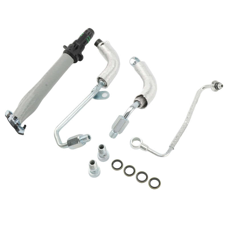 4Pcs For Cruze Sonic Trax Encore 1.4L Turbo Oil Return Drain & Oil Feed Pipe Kit
