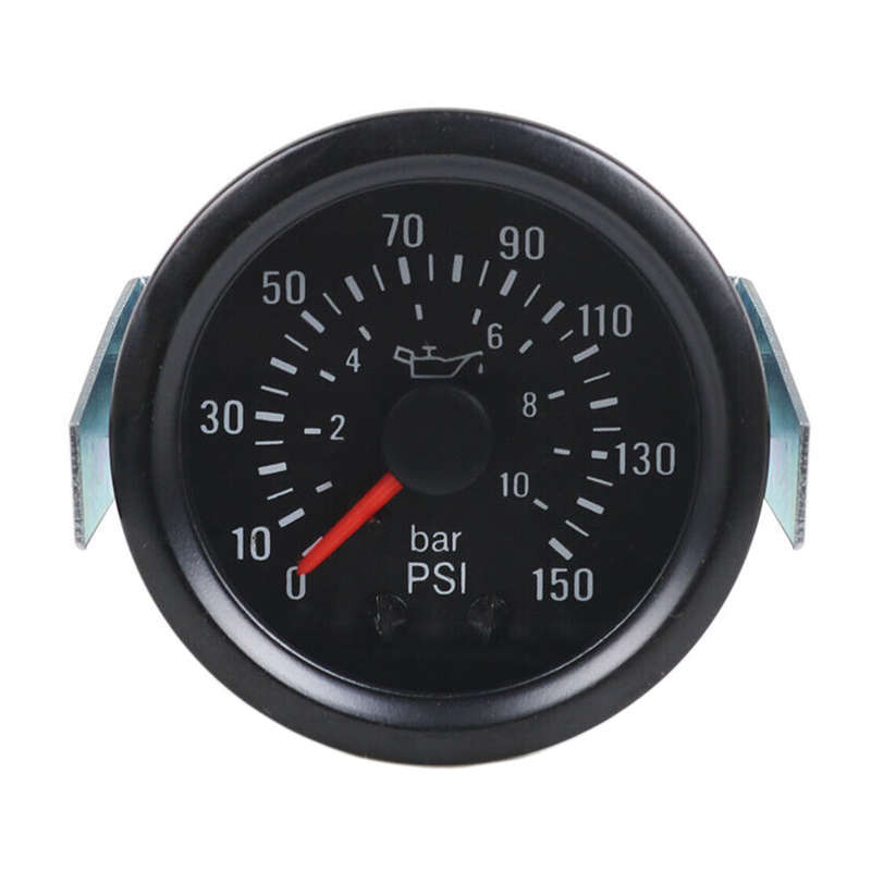52mm Mechanical Pointer Oil Pressure Gauge 0-10Bar/0-150P