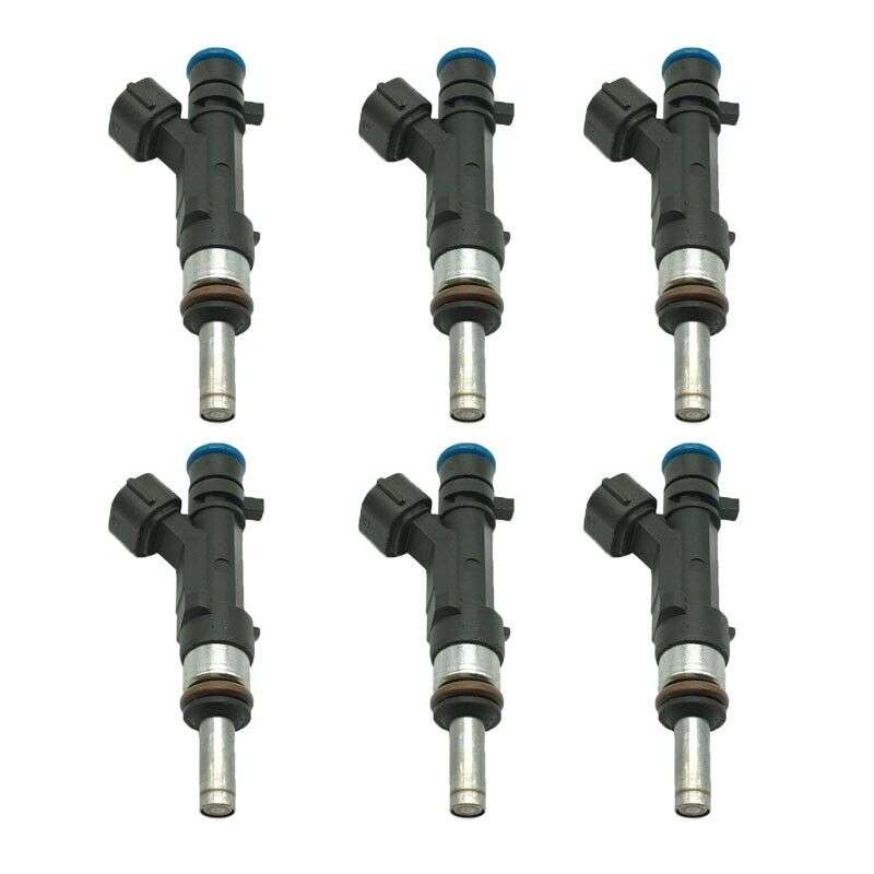 6pcs Fuel Injector 0280158053 For Audi A6 C6 2004-2011 2.4L V6 06E133551