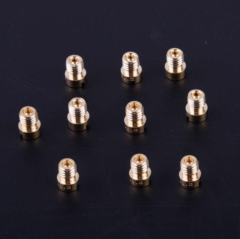 10x Carburetor Main Fuel Jet Injector Nozzle 100#-140# Fit for Keihin PE24-PE30