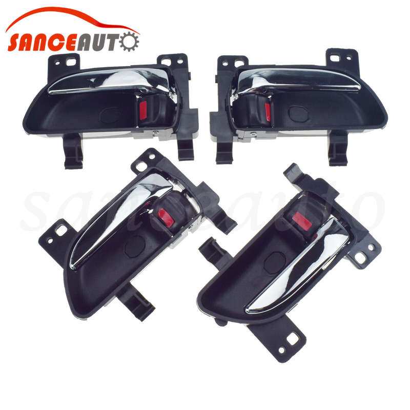 4PCS Left Right Inside Door Handle For Subaru Legacy Forester Impreza Toyota 86