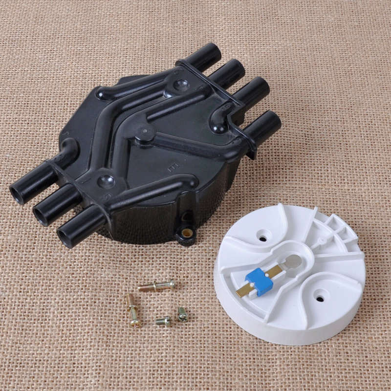10452458 Replace Ignition Distributor CAP Rotor Fit for Chevy GMC Oldsmobile V6