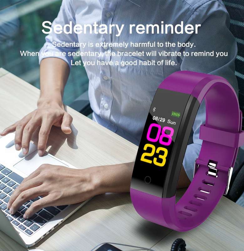 Smart Sports Watch - Activity Sleep Tracker Heart Rate Fitness Pedometer Bracelet Smart Watch