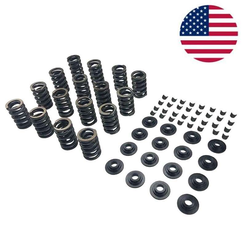 Fits Chevy 400 350 327 305 283 ER-3974R Valve Springs Set, Retainers & Lock Set
