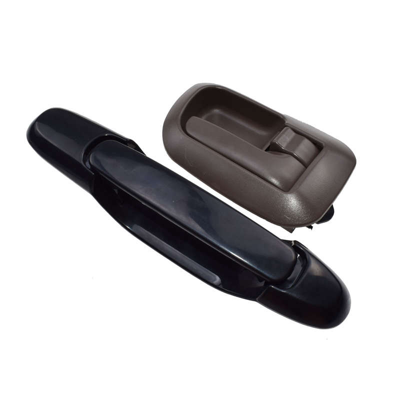 Black Outside Brown Inside Rear Right Door Handles For 98-03 TOYOTA SIENNA NEW