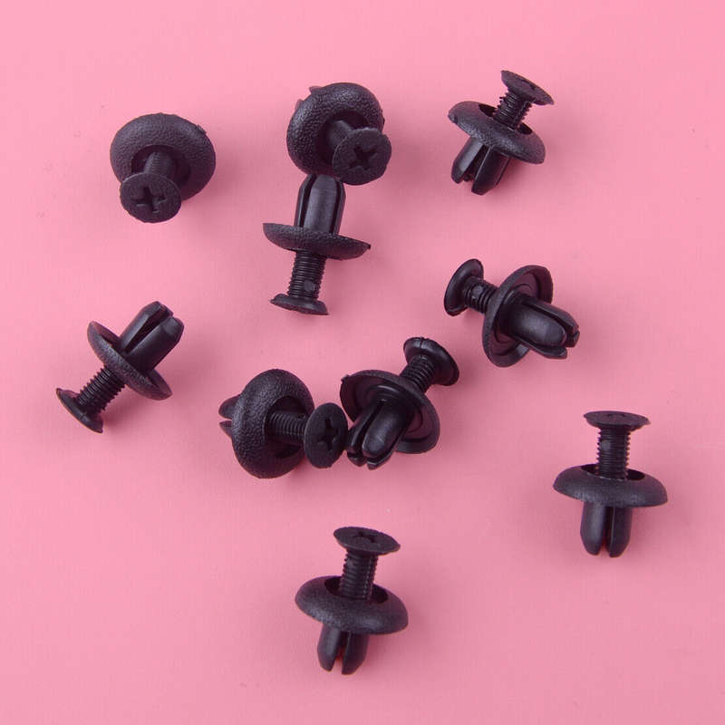 10 x Bumper Clip Fender Push Type Retainer Fit For Mitsubishi Lancer Pajero Mini