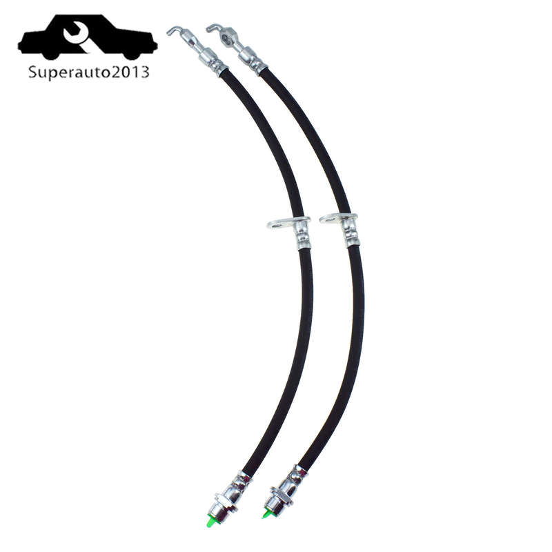 2PCS Brake Hydraulic Hose Front Left & Right For Lexus ES330 Toyota Camry Solara