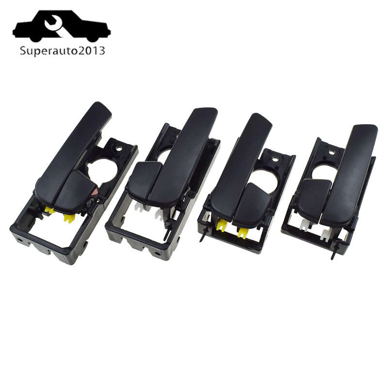 4PCS Interior Door Handle Front Rear Right Left For Kia Rio Rio5 2006 2007-2011