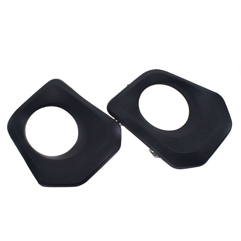 1Pair Front Bumper Fog Light Bezel Cover Fit For Toyota Tacoma 16-22 Black