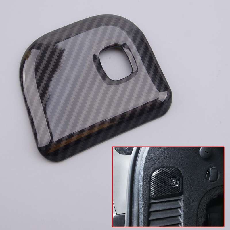 Fit For Jeep Grand Cherokee Carbon Fiber Style Rear Trunk Switch Cover Trim