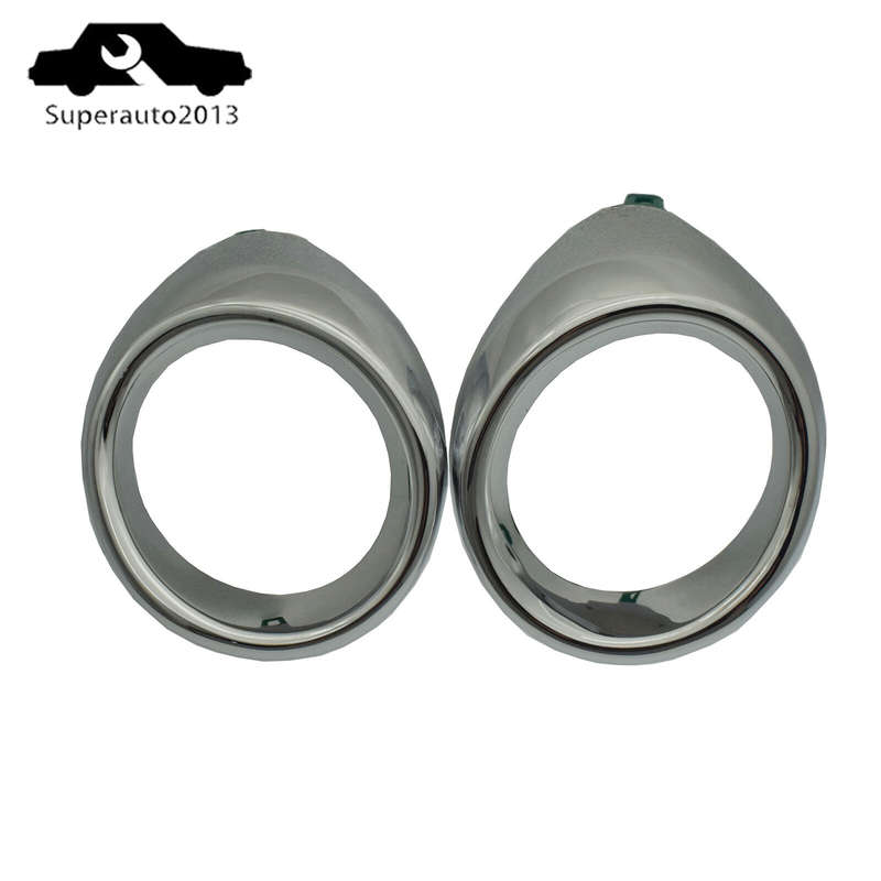 2X Front Left & Right Bumper Fog Light Lamp Trim For 2013-15 Lexus ES350 ES300h