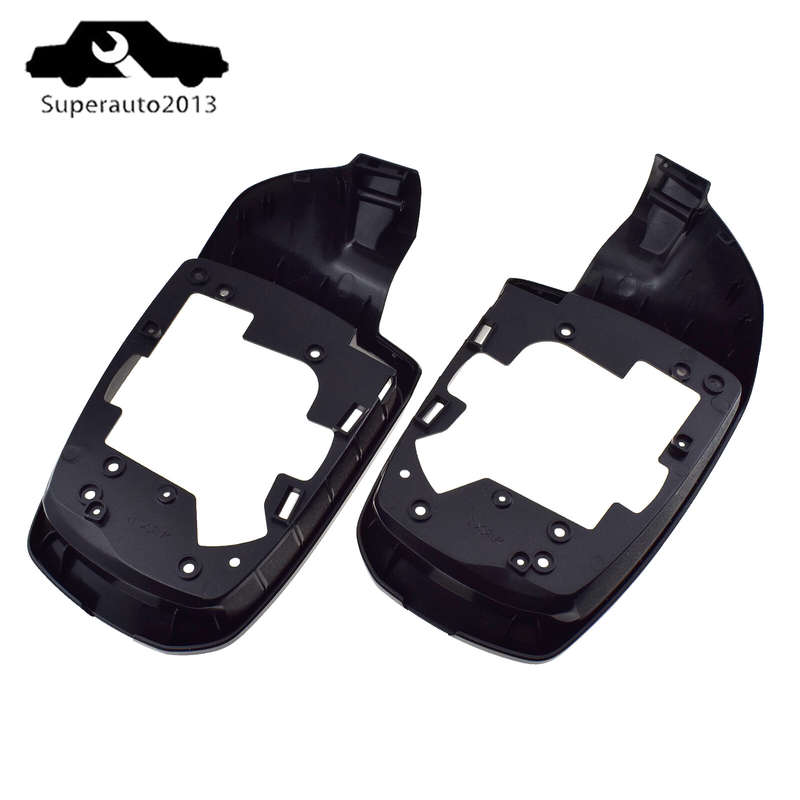 Pair Car Left Right Side Rearview Mirror Cover Frame For Kia Sorento 2009-2014