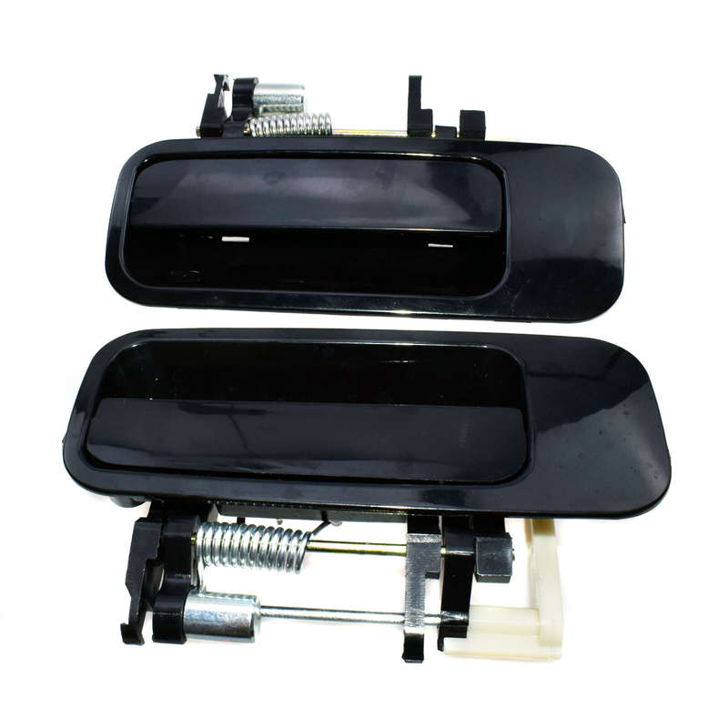 Pair Black Rear Left & Right Outside Exterior Door Handle For Toyota Camry 97-01