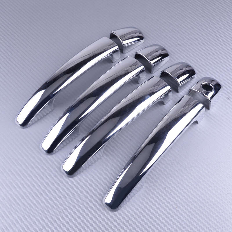 Car Door Handle Cover Frame Fit For Peugeot 308 407 408 3008 Citroen C4 Durable