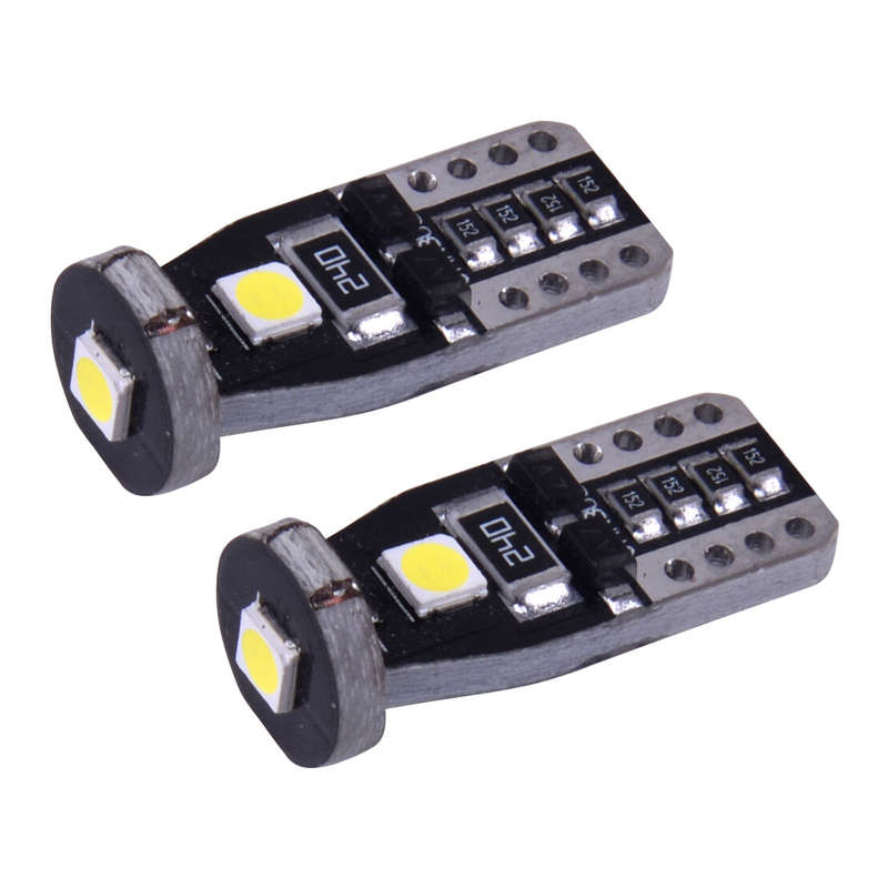 Pair Clear Lens Side Marker Light Lamp With T10 LED Bulb Fit For Honda Civic