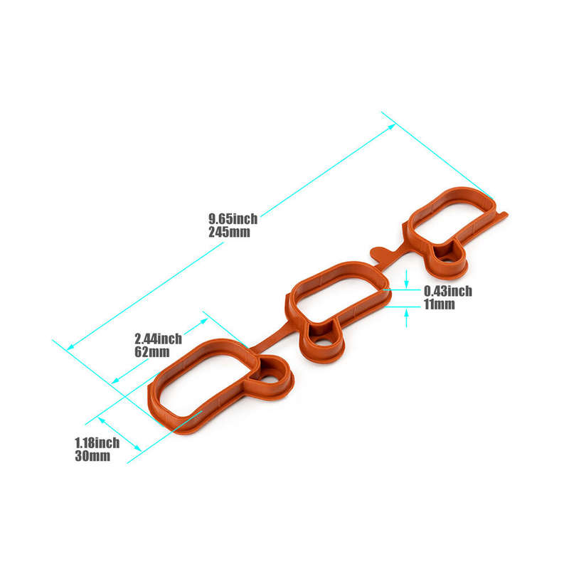 2x Intake Manifold Gasket Set For 2001-05 BMW 325i 325xi 330i 330xi 525i 530i