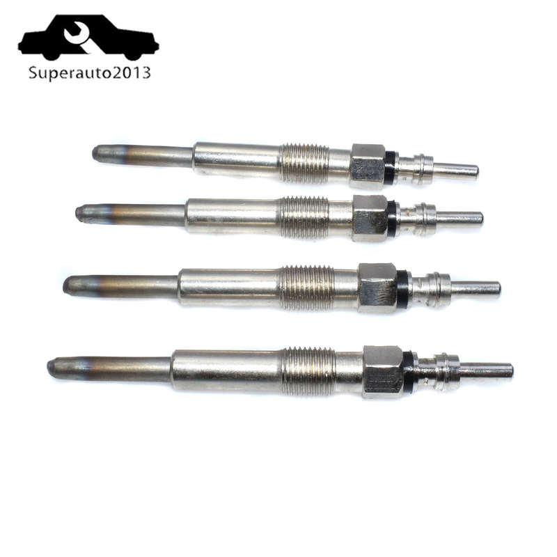 0250202022 4X Glow Plug For VW Beetle Golf Jetta 1.9L l4 TDI Audi A3 Seat Skoda