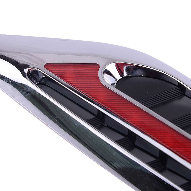 Universal Car Fender LED Side Marker Light Turn Signal Lamps Indicator Red
