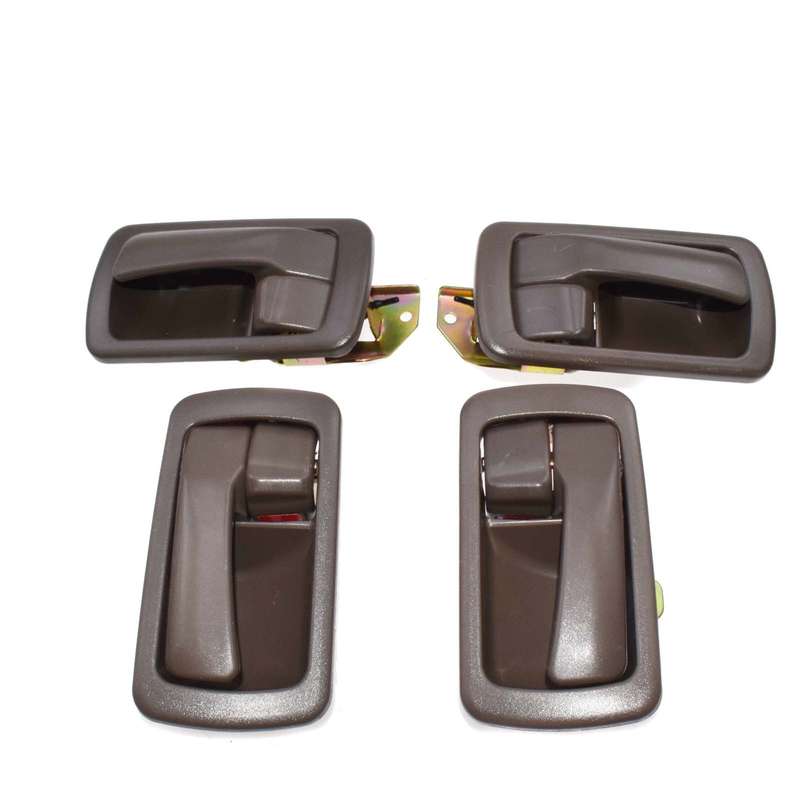 Brown Inside Interior Door Handles Set 4pcs for 1992-96 Toyota Camry 6920532070