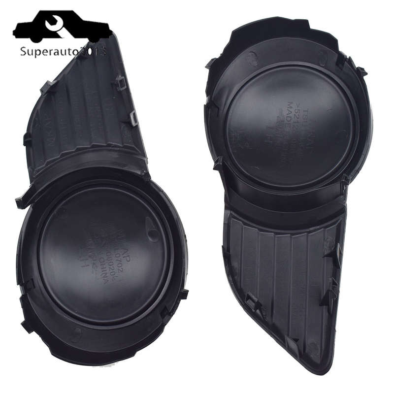 2X Left Right Side Fog Light Cover For Toyota Sienna 11-17 5212708020 5212808020