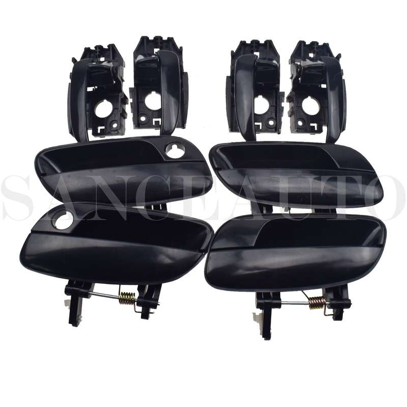 8Pcs Left Right Front Rear Inside Outside Door Handles For HYUNDAI ELANTRA 01-06
