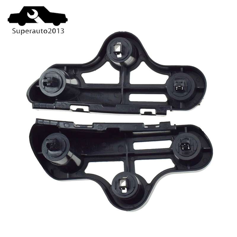 Pair Left & Right Front Bumper Mounting Bracket Set For Toyota Sequoia 2007-2021