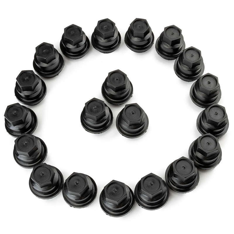 20x Wheel Center Screw Lug Nut Cover Cap For Chevry S10 Blazer GMC Jimmy Sonoma