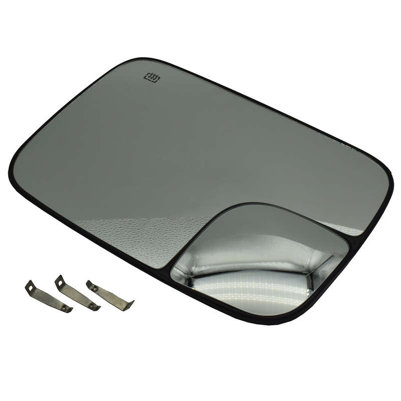 Left Driver Mirror Glass Heated For Dodge Ram 1500 2500 3500 2005-2009 5161011AA