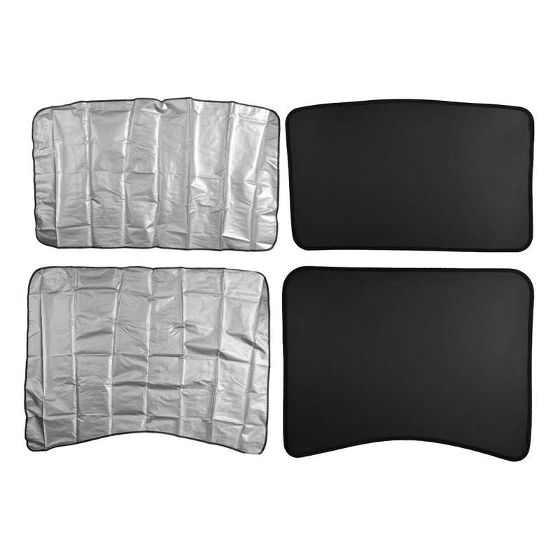 Car Roof Sunshade Cover Top Window Sun Heat Mesh Fit For Tesla Model 3 21-24