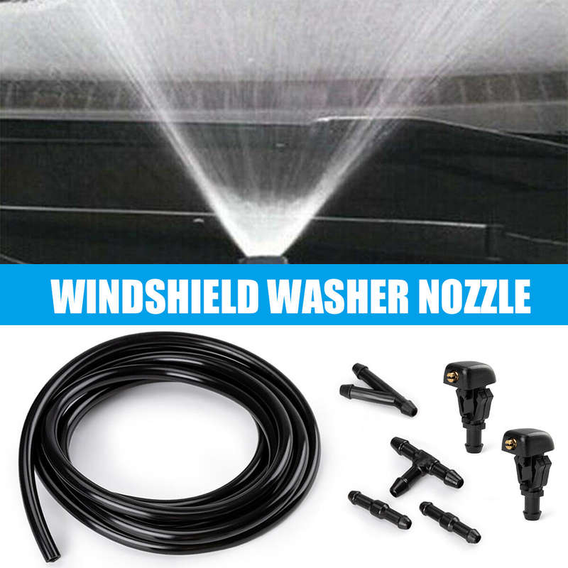 For Ford Edge F-250 F-350 Windshield Washer Fluid it Spray Jet Nozzle & Hose