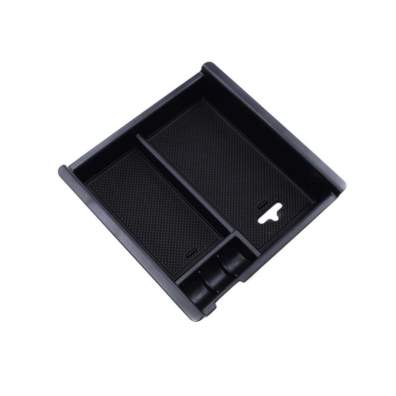 For Toyota Tacoma 16-18 Black Armrest Box Storage Organizer Case Tray Container