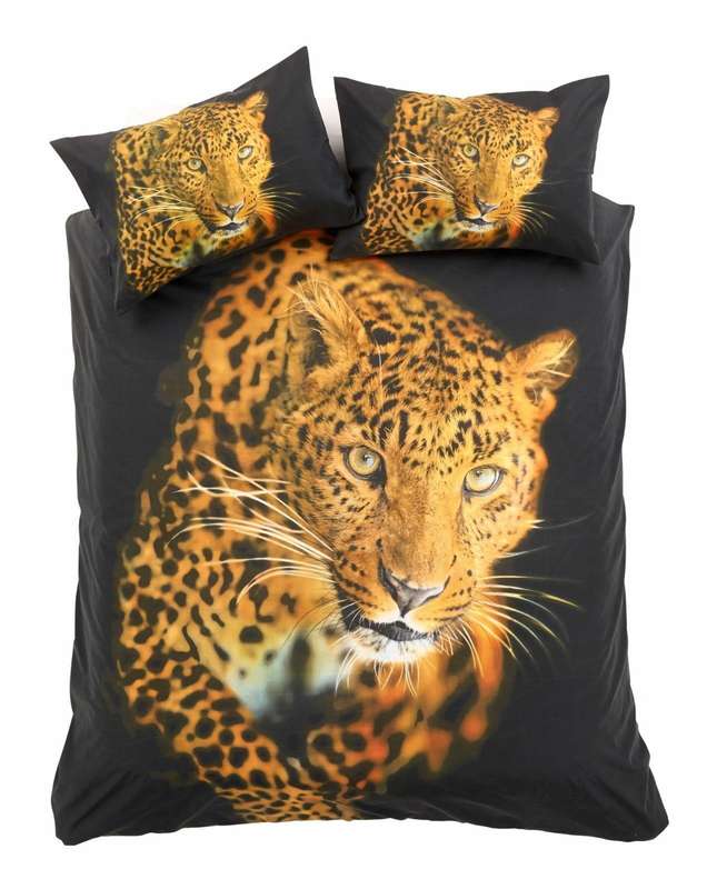 Cheetah Duvet - 3D  Animal Print Bedding - King
