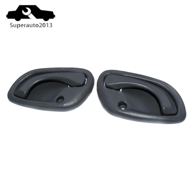 2X Door Handle Front or Rear Left & Right Interior Gray For Suzuki Grand Vitara