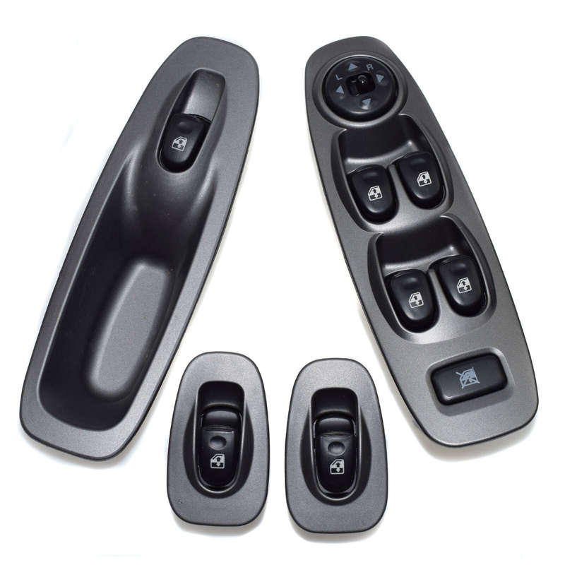 4PCS Power Window Switch Front Rear LH RH W/Rear Door For Hyundai Accent 2000-05