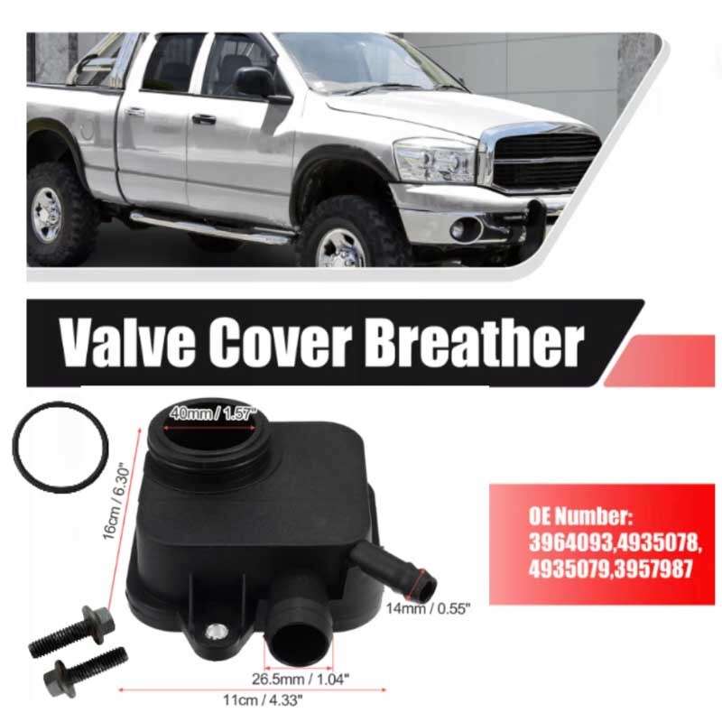 Valve Cover Breather Crankcase FIt for Dodge 24V 5.9L Ram 2500 3500 For Cummins