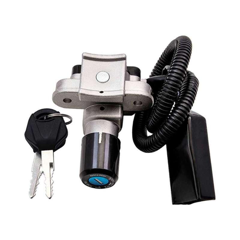 Ignition Switch Fuel Gas Cap Seat Lock Set Fit For Kawasaki KLX230/KLX230S 20-23